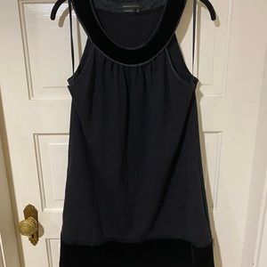 BCBG MaxAzria Womens Black Velvet Dress M